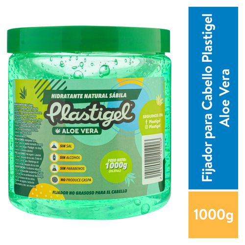 Fijador en Gel Plastigel No Grasoso con Aloe Vera - 1000 g