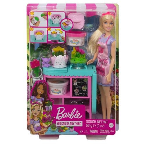 Muñeca Barbie careers set de tienda de flores
