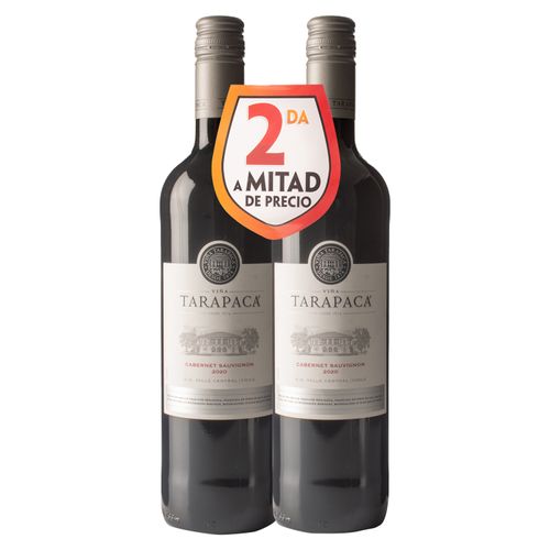 2 Pack Vino Tinto Tarapaca Cabernet S -1500ml