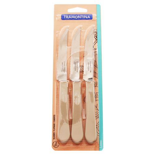 Juego Cuchillos Asado 3 Pzas Leme