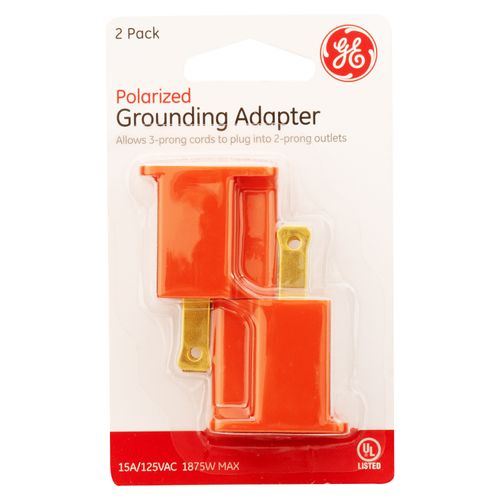 Adaptador De 3 A 2 Naranja