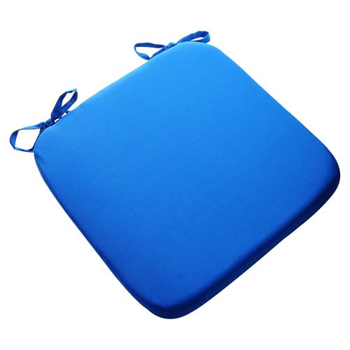 Cojin Details Especial Para Silla Sencillo Azul