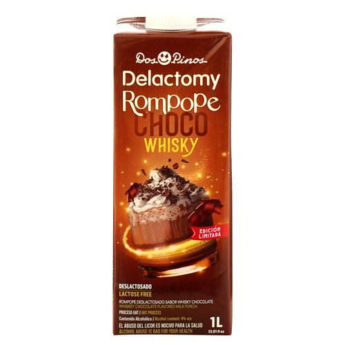 Rompope Dos Pinos UHT Whisky Choco -1000ml