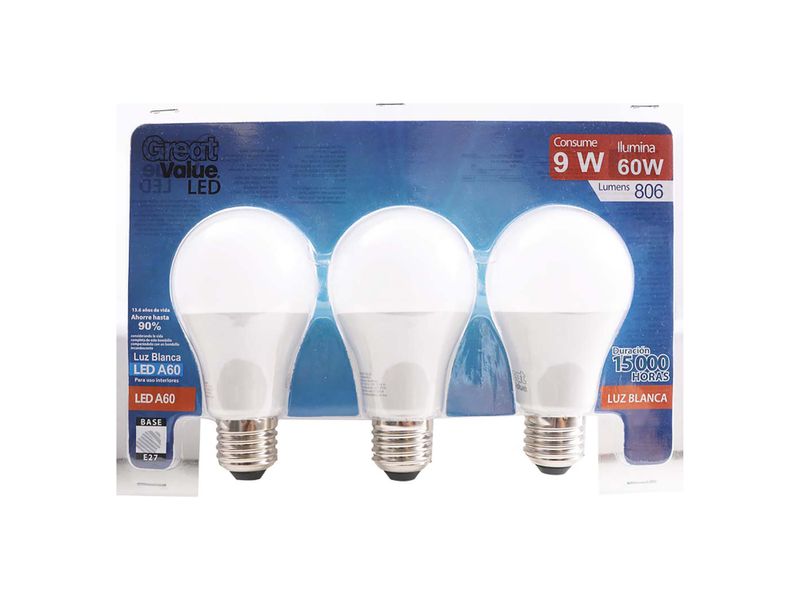 3-Pack-Bombillo-Great-Value-9W-Led-1-69933
