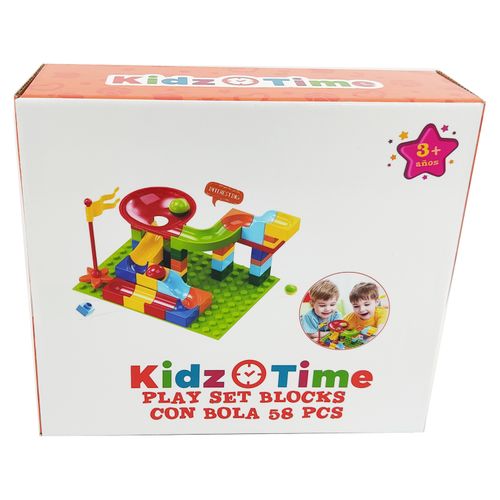 Play Set Blocks Con Bola 58 Pcs