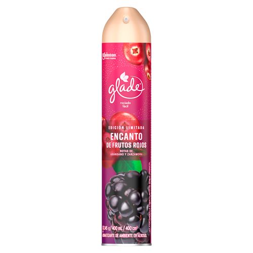 Aromatizante Glade Aerosol Frutos Rojos -400ml