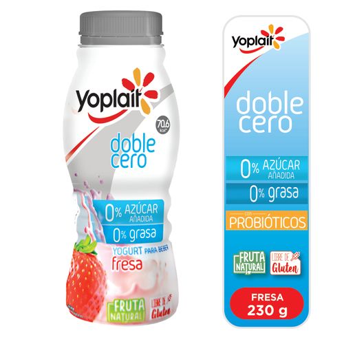 Yogurt Yoplait Líquido Light Fresa -230gr