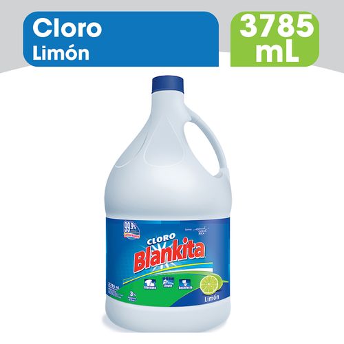 Cloro Blankita Limon Galón - 3785ml