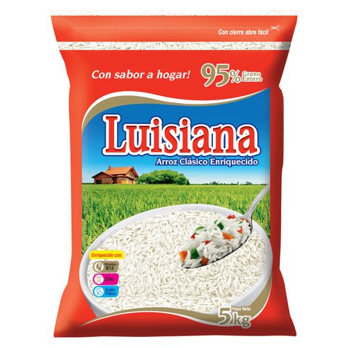 Arroz Entero 95% Luisiana - 5000gr