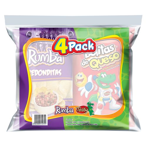 Snack Tosty rumba 4 pack  - 580 g