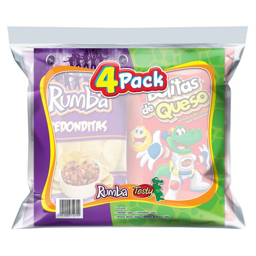 Snack Tosty rumba v3 4 pack - 580 g