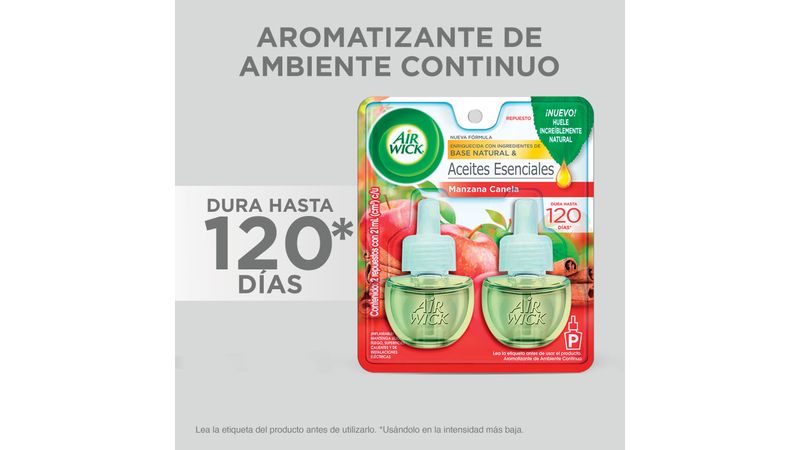 Comprar 2 Pack Aromatizante Eléctrico Air Wick Manzana Canela Repuesto -  21ml, Walmart Costa Rica - Maxi Palí