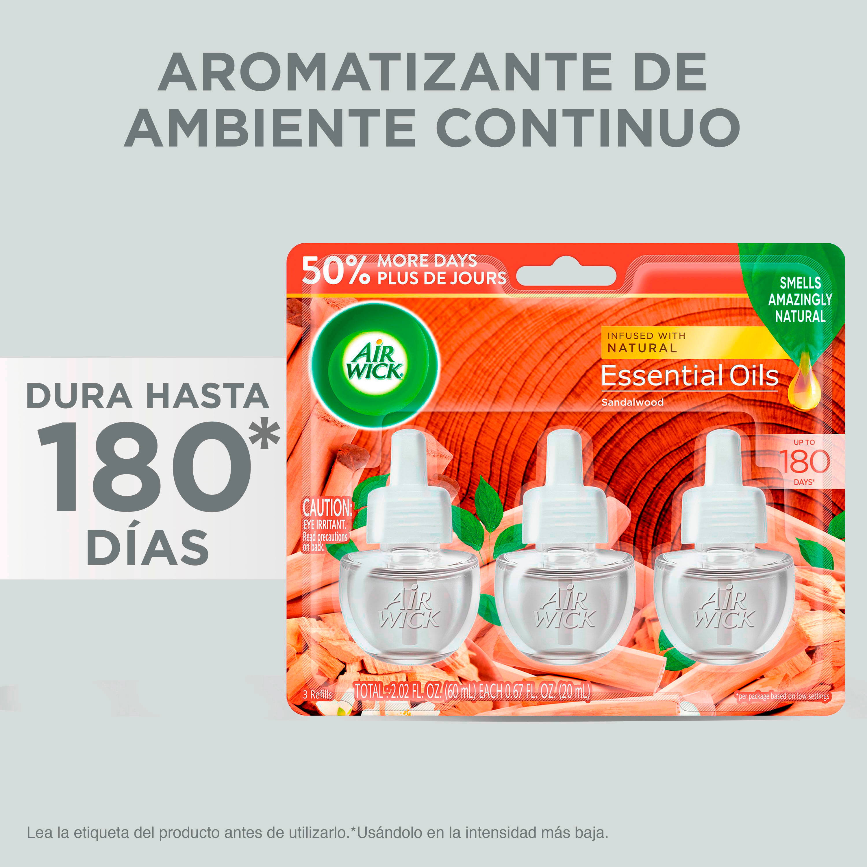 Comprar 2 Pack Aromatizante Eléctrico Air Wick Manzana Canela Repuesto -  21ml, Walmart Costa Rica - Maxi Palí