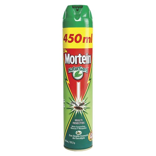 Insecticida Marca Mortein Multi Insectos Eucalipto Aerosol -450ml