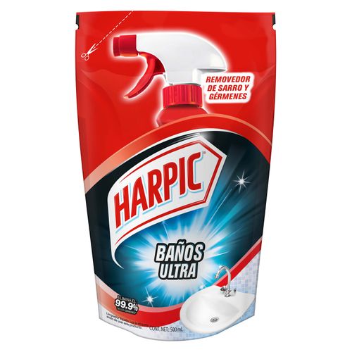 Harpic Limpiador De Baños Ultra Doypack 500Ml