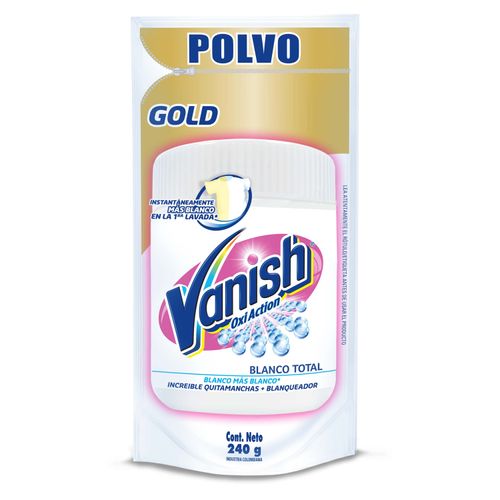 Quitamanchas Vanish  Polvo Blanco Doypack - 240Gr