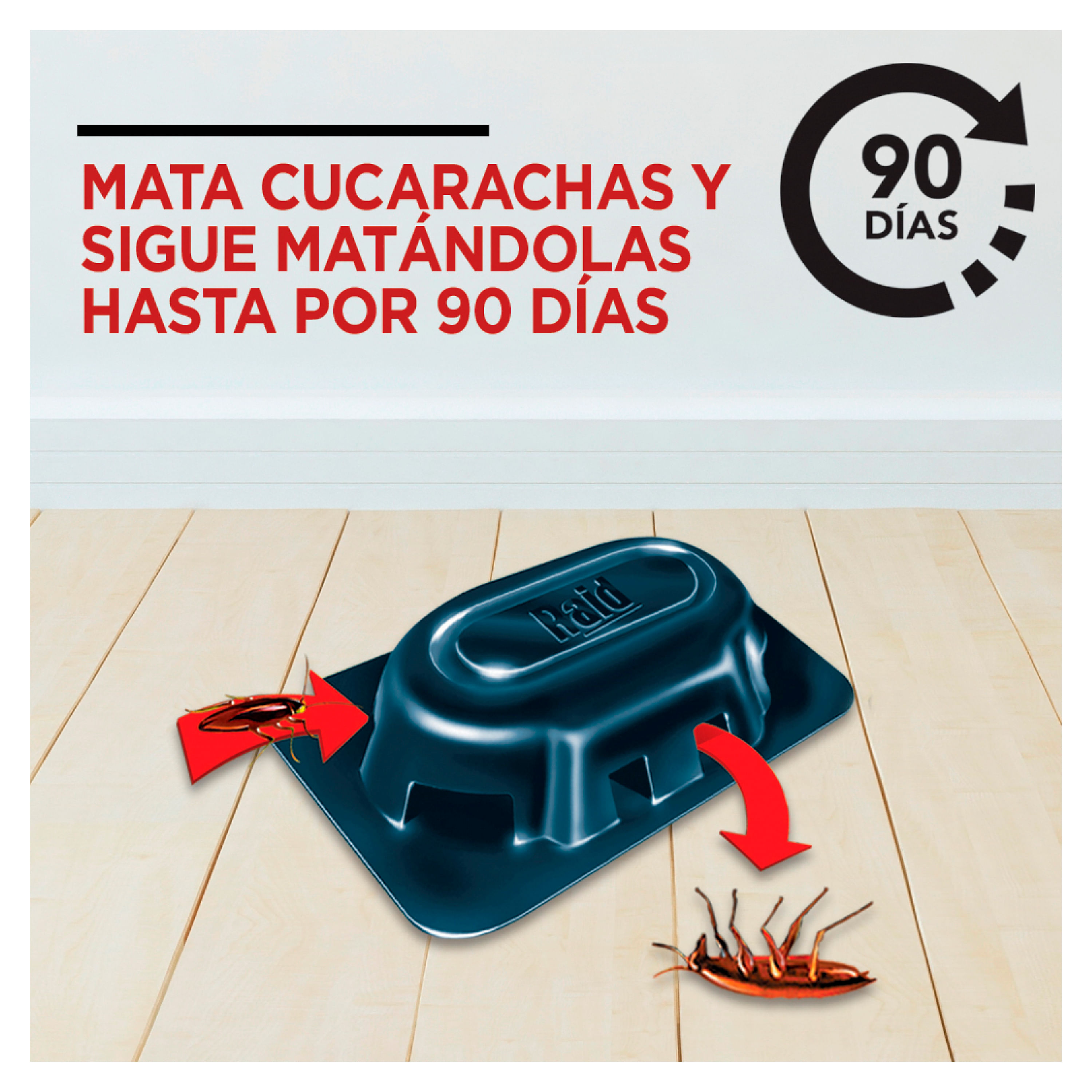 Comprar Sistema Exterminador RAID® MAX®, Trampas Para Cucarachas 4 piezas  16 G/12 | Walmart Costa Rica - Somos parte de tu vida - Supermercado