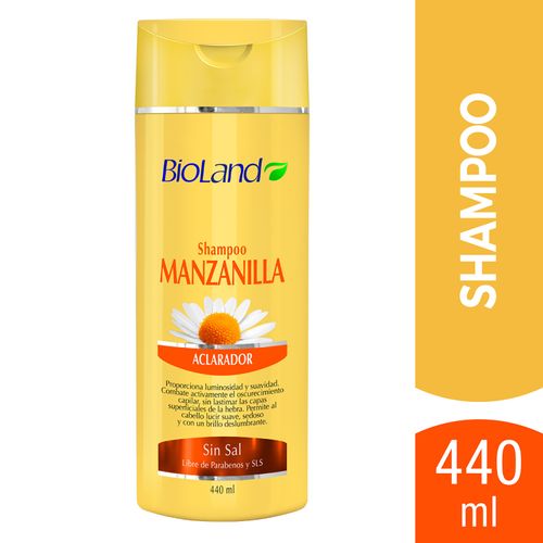 Shampoo Bioland Aclarador Manzanilla -440ml