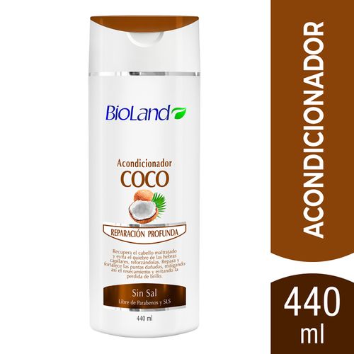 Acondicionador Bioland Coco Reparación Profunda - 440 ml