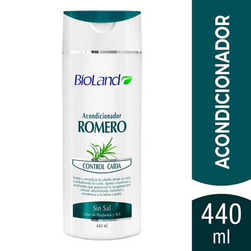 Acondicionador Bioland Control Caída Romero -440ml