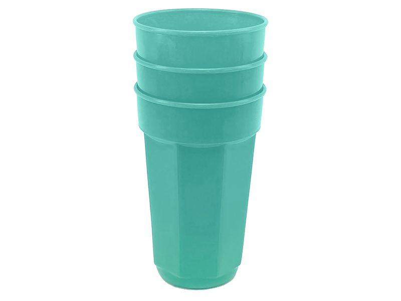 Vaso-Facetado-22-Oz-Guateplast-Set-De-3-Aqua-0-2-39735