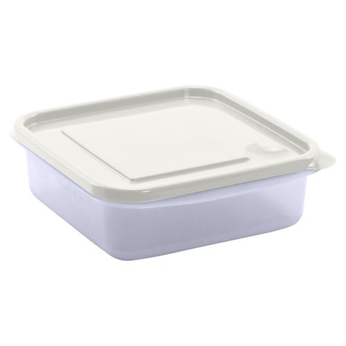 Tazón Guateplast Cuadrado(3.5 Tz/28 Oz/830 Ml) color Marfil - unidad