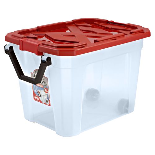 Caja Fuerte Con Rodos Tr (88 L) Guateplast Rojo Chef 0