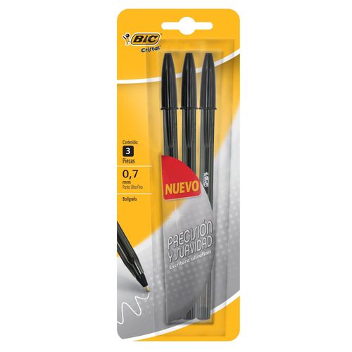 Bolígrafo Bic Precision Y Suavida Neg Bl 3E
