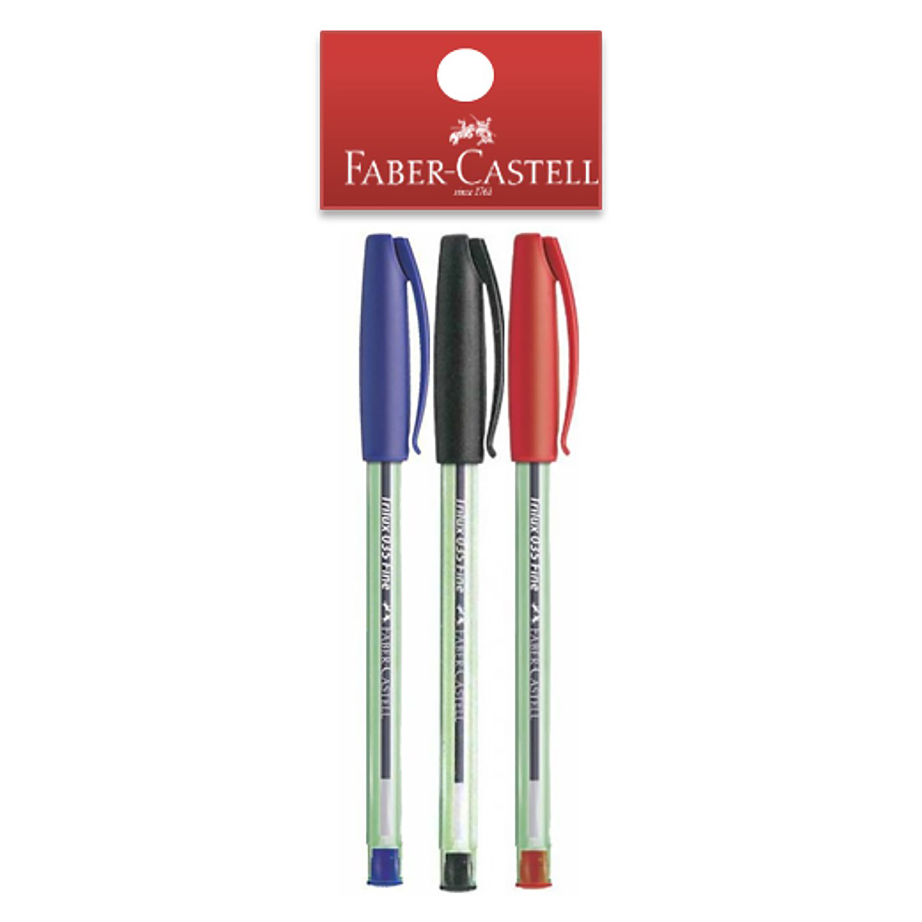Compra Lapices bicolor fino faber castell 2160-rb hexagonal rojo/azul  blister de 3 unidades