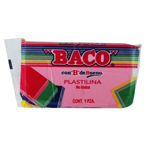 Plastilina Baco Marqueta Color Rosada unidad