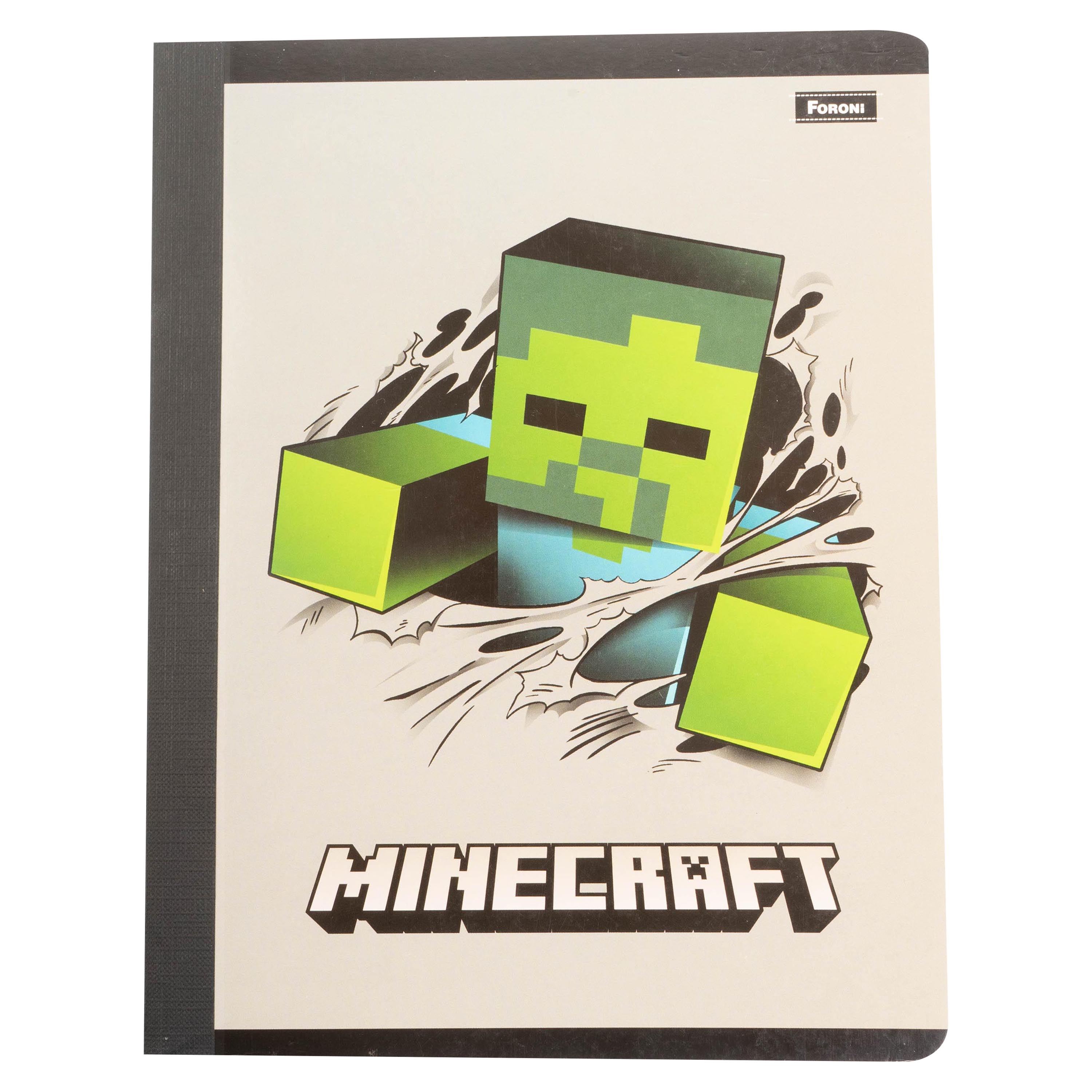 Cuaderno Foroni Tapa Flexible Cosido Minecraft 100 Hojas