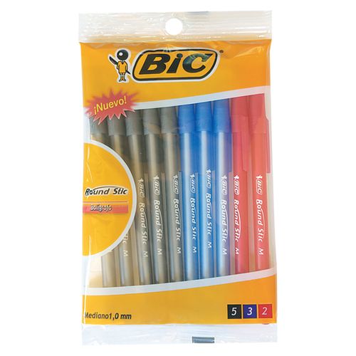 Bic 10 Bolígrafor Surtidos Exclusivo Wm