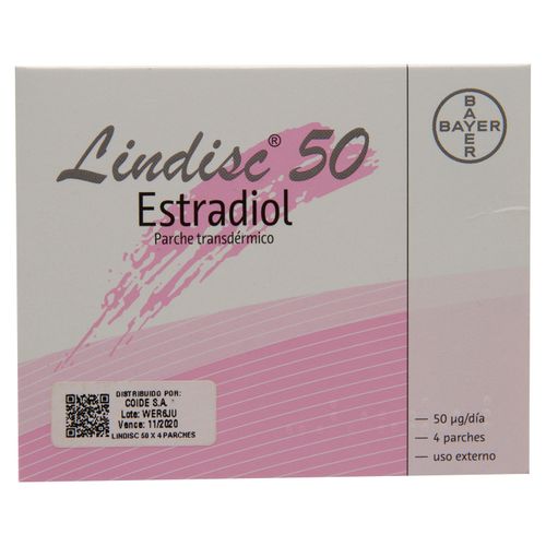 Lindisc 50Mg X4 Parches
