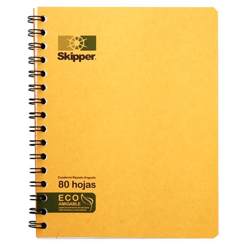 Cuaderno Skipper Espiral Med Ray 80H