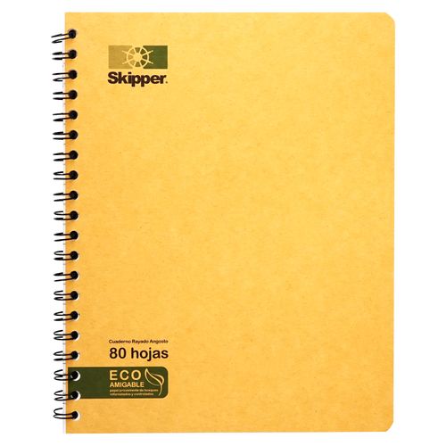 Cuaderno Skipper Espiral Gde Ray 80H