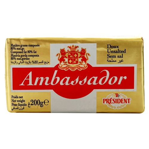 Margarina Ambassador Sin Sal -200gr