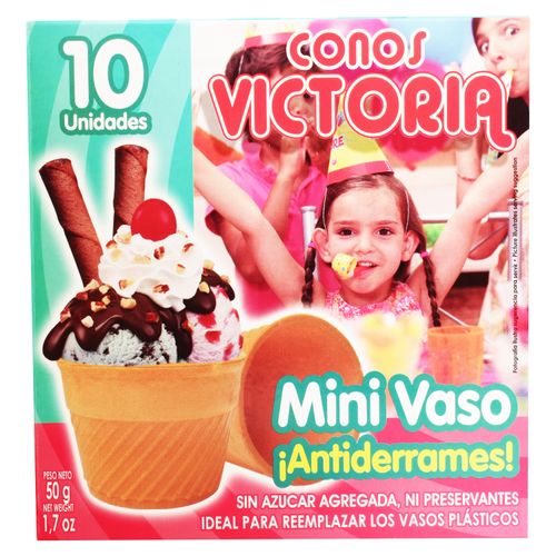 Cono Victoria mini vaso 10 Uds - 50 g