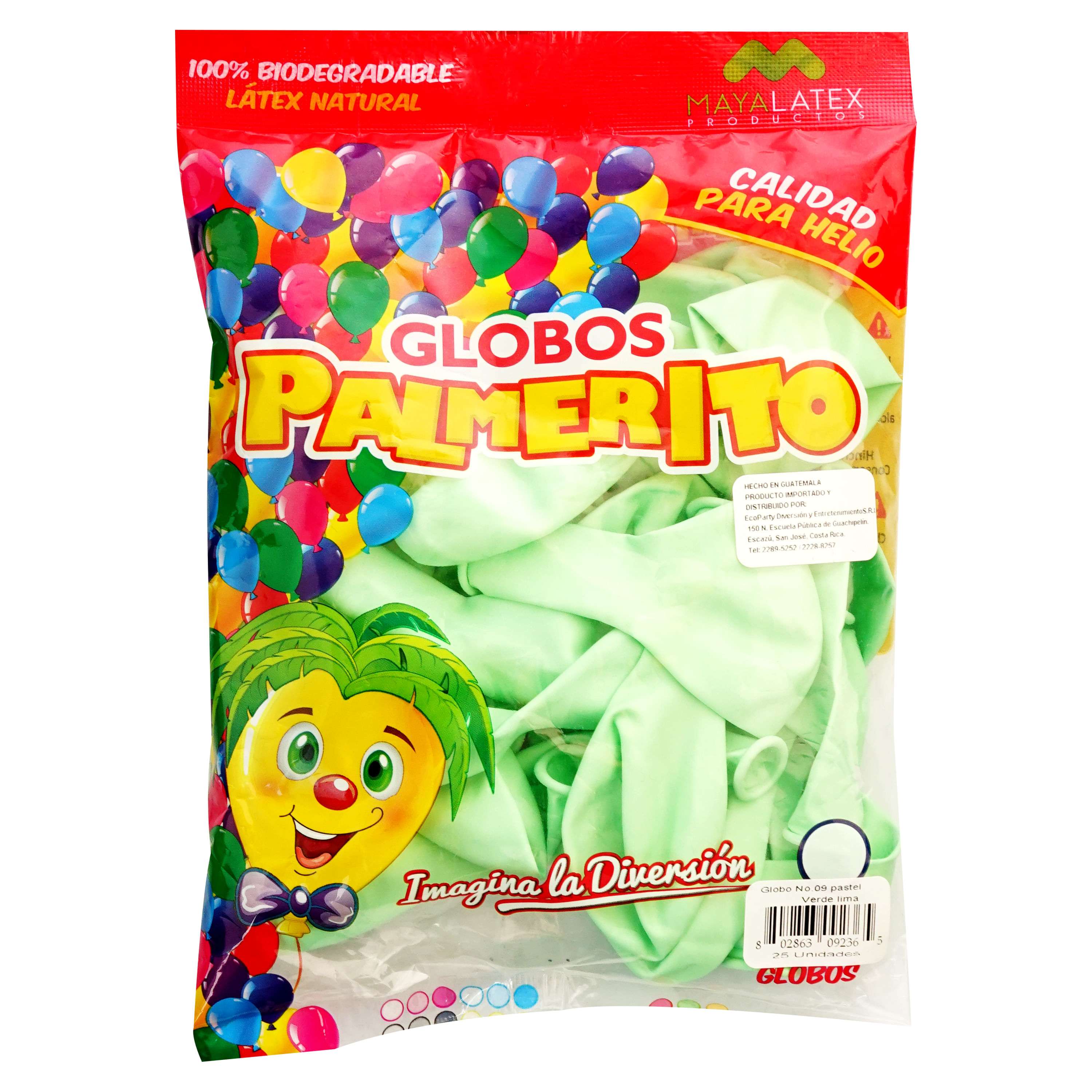 Globo neon surtido #9 100pcs Palmerito