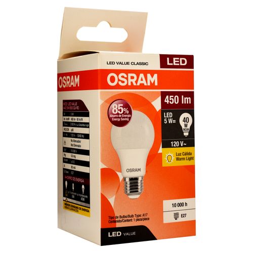 Bombillo Led Osram 5.5W Luz Calida