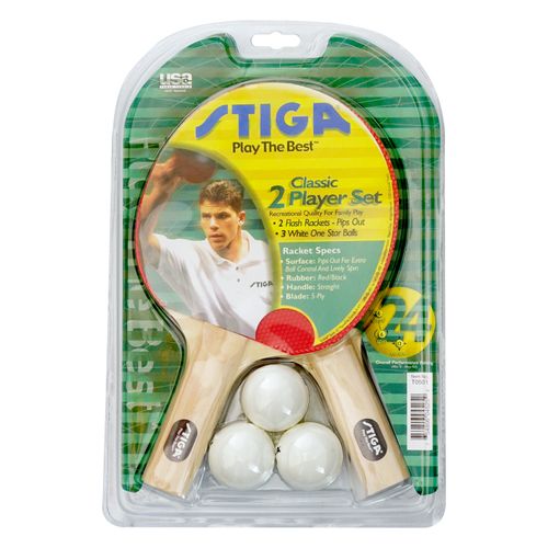 Set De 2 Raquetas Y Bolas Ping Pong