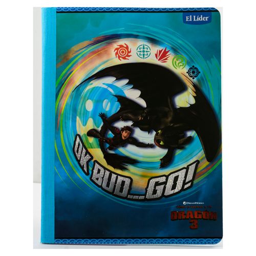 Cuaderno Cosido Grande 100H Dragons