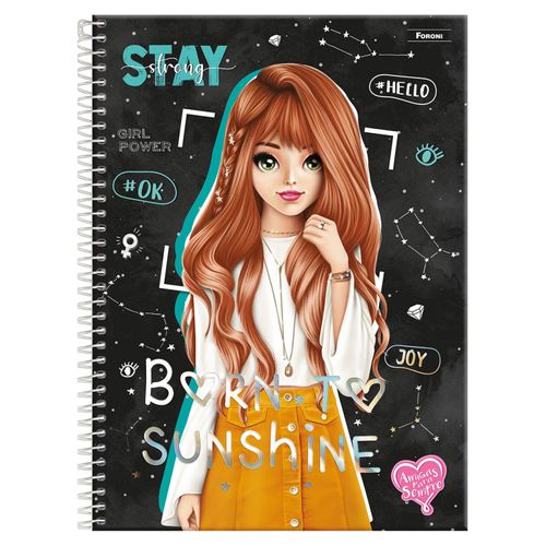 Cuaderno Foroni Tapa Dura Amigas X Siempre 80 Hojas
