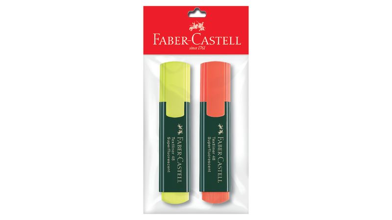 Faber-Castell 254667, Textliner 1546 - Paquete de 8 subrayadores