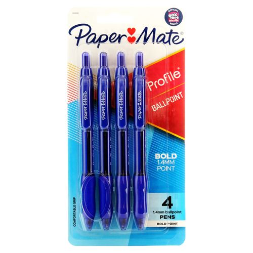 Bolígrafo Profile Paper Mate 4 Azul