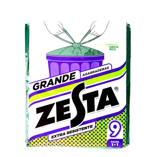 Bolsa Zesta Grande Regular Paq 9Uds