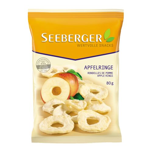 Manzana Seeberger Anillad Deshidrat 80Gr