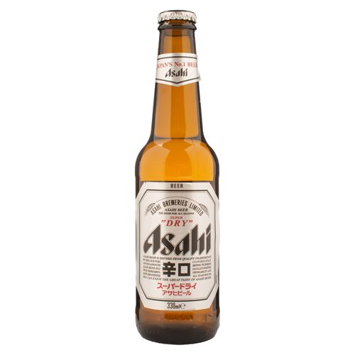 Ceerveza Asahi Dry Botella - 330ml