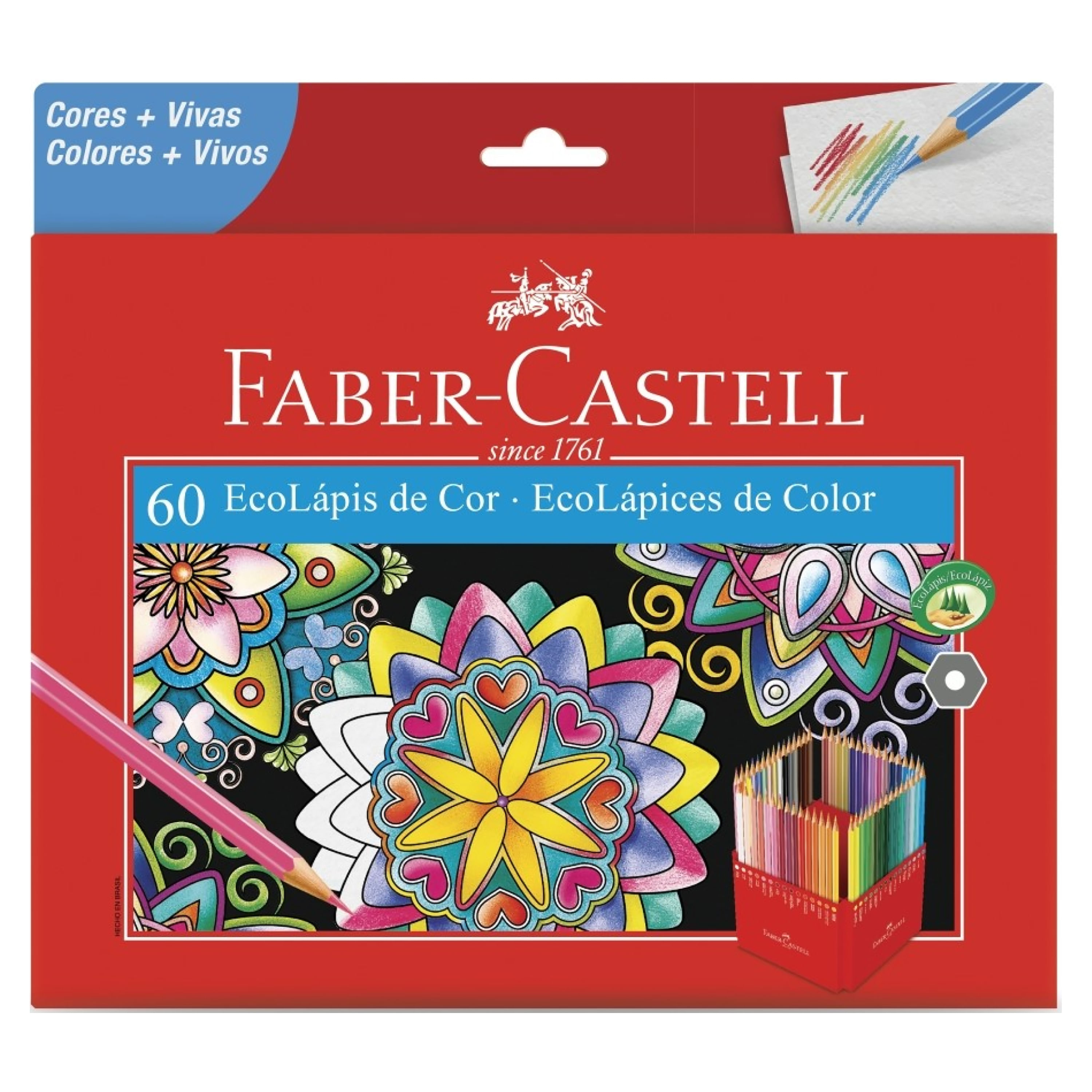 Set 12 EcoLápices Hexagonales de Colores Pequeños Faber-Castell