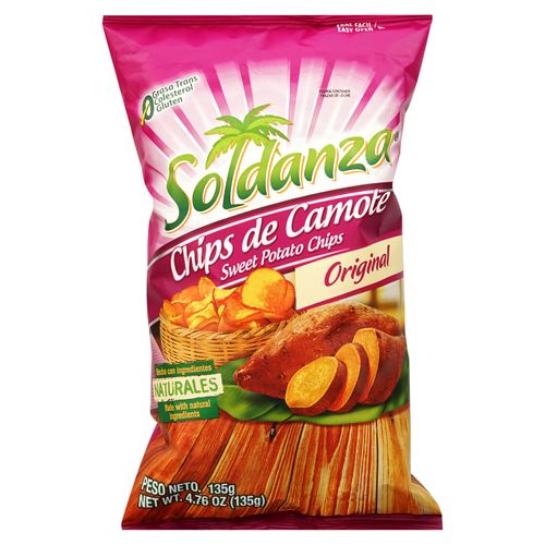 Snack Soldanza Chips De Camote -140gr
