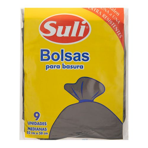 Bolsa Bas Suli Negra Caj Med 9U